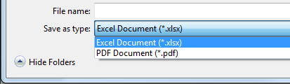 Detect3D Export Format Options