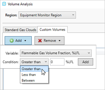 inFlux Custom Gas Cloud Definition