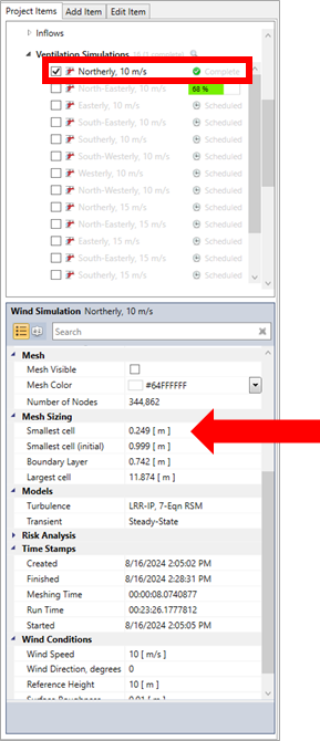 inFlux RSTM Helideck Turbulence Mesh Cell Size